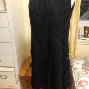 Black wool jumper dress